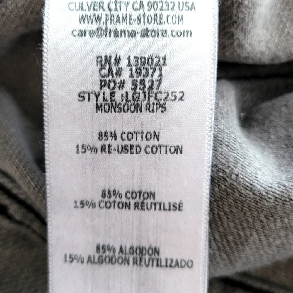 Frame Garcon Cropped Jeans - Picture 7 of 9